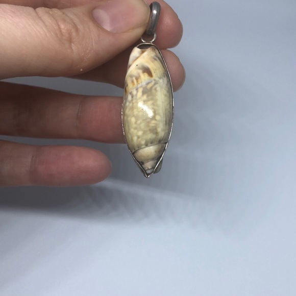 Fossil Pendant with Silver Clasp - Picture 3 of 4